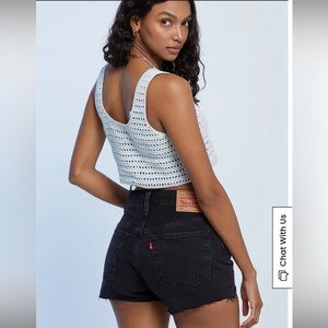 Levi’s 501 Black Denim Shorts
